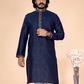 Attractive Dark Blue Color Fancy Kurta Suits In Gilbert