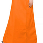 Elegant Orange Color Pure Cotton Embroidery Work Petticoat For Saree