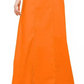 Elegant Orange Color Pure Cotton Embroidery Work Petticoat Near Me