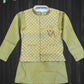 Kid's Kurta With Embroidery Jacket And Pant In Yuma