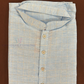 Charming Sea Blue Color Cotton Men's Kurta With Pajama Pant