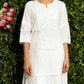 Appealing White Color Cotton With Embroidery And Sequins Work Kurti For Women