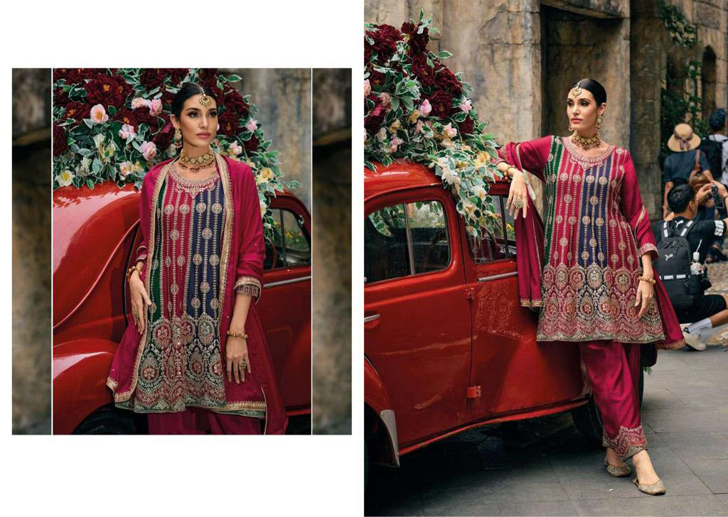 Multi Embroidery Wedding Designer Salwar Kameez Suits in USA