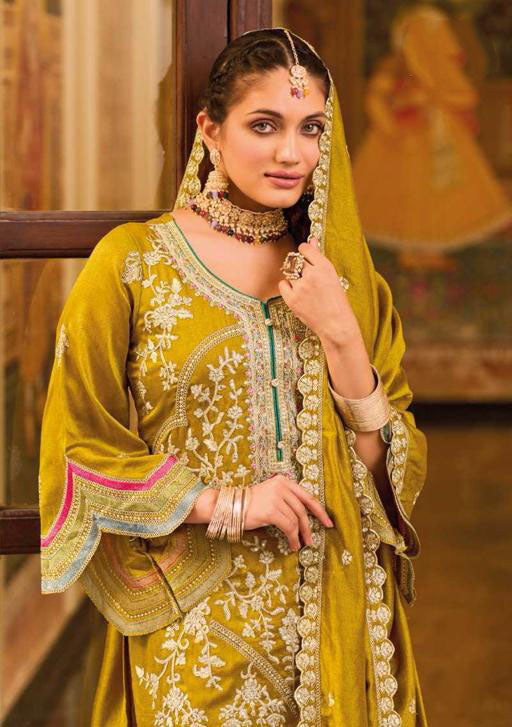 Gorgeous Green Color Premium Silk Kurti With Embroidery Work In USA