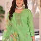 Fabulous Pista Green Color Kurti With Dupatta In USA