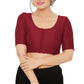 Pleasing Maroon Color Art Silk Blouse In USA