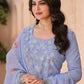 Alluring Lavender Color Designer Embroidered Salwar Suits With Fancy Dupatta For Women Near Me