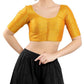 Attractive Yellow Color Art Silk Designer Blouse For Women