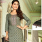 Alluring Green Colored Rayon Foil Print Designer Kurti With Fancy Embroidery Work Near Me