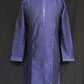 Dazzling Blue Color Banarasi Brocade Kurta Suits For Men