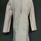 Dazzling Peach Color Brocade With Linning Kurta Suits For Men