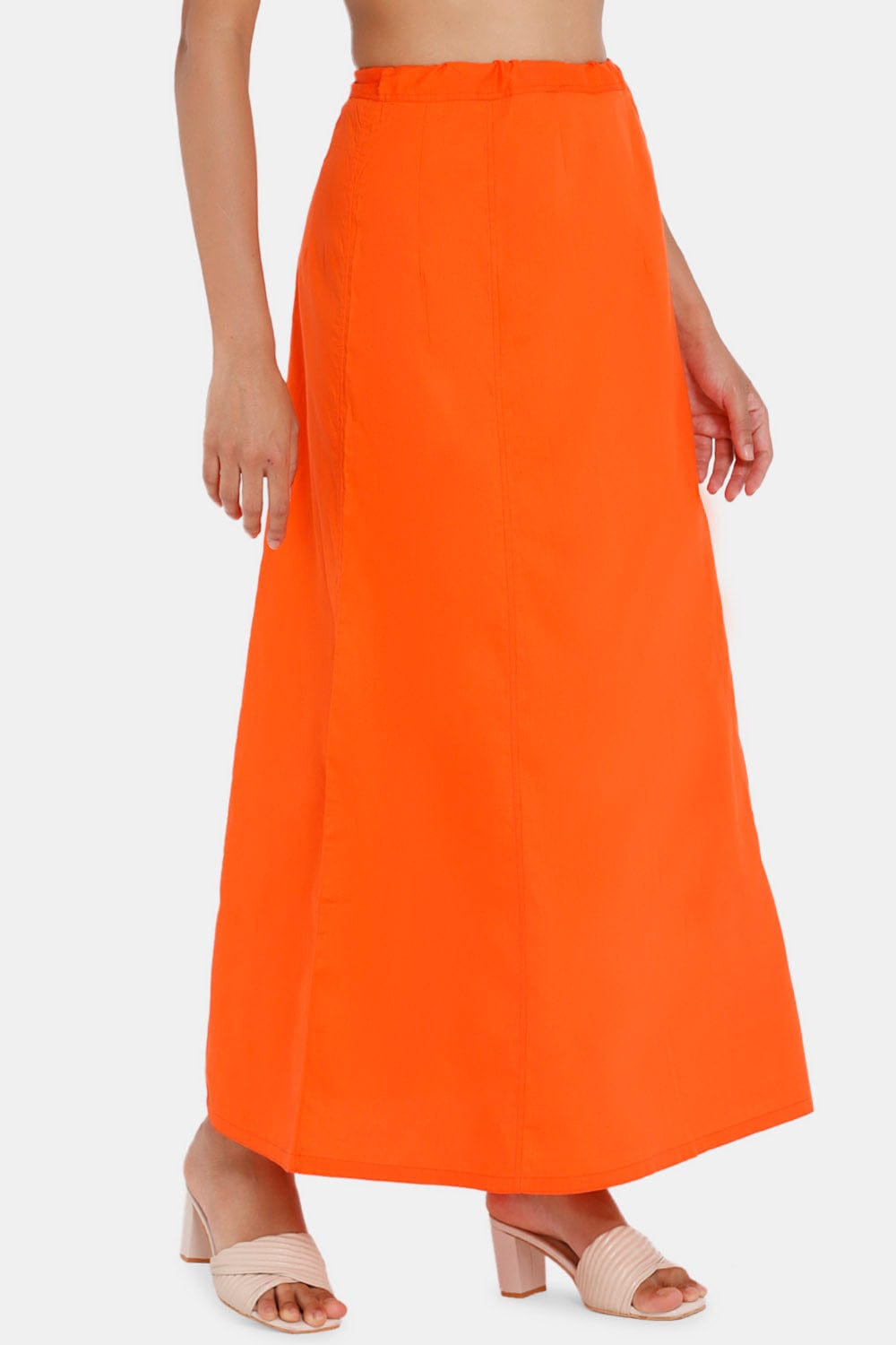 Orange Color Cotton Petticoat In USA