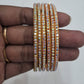 Mustard Yellow Color Checked Design Glass Bangles For Women Near Me