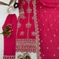 Lovely Pink Color Pure Heavy Chinon Silk Sharara Suits In Arizona