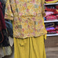 Charming Yellow Colored Coat Pant Palazzo Set For Kids Near Me