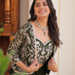 Elegant Green Color Heavy Faux Georgette Embroidery Lace Work in USA