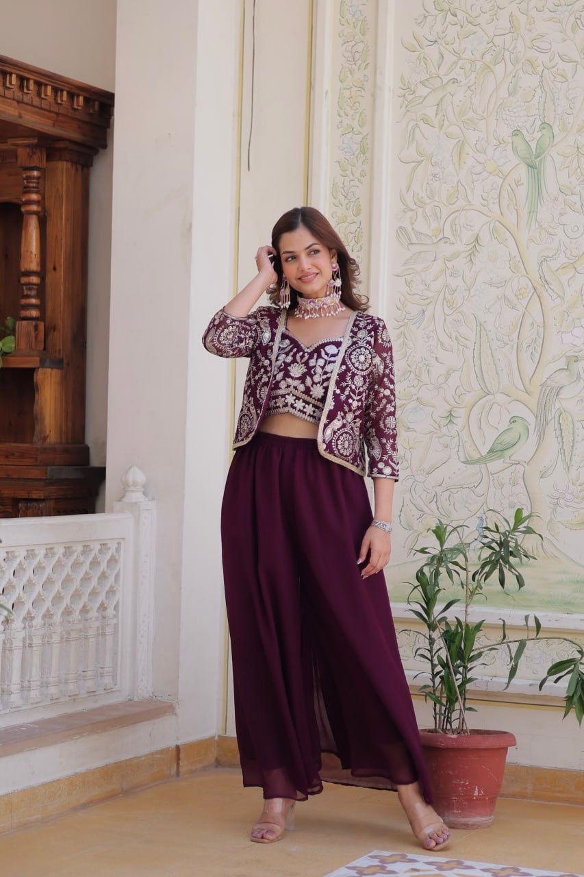  Indo Western Palazzo Suits For Women in Chandler