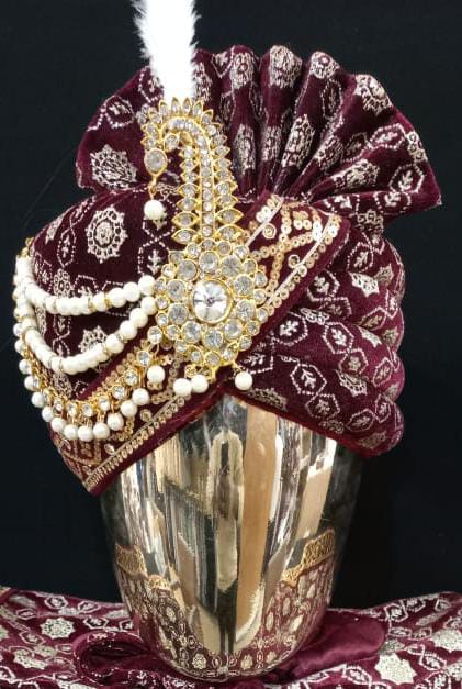 Designer Men's Wedding Turban Near Me 
