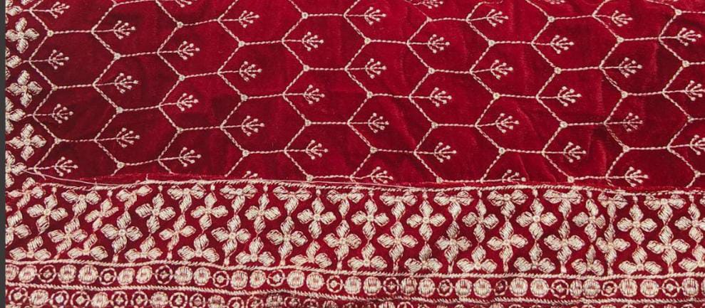 Red Color Fancy Dupatta For Men Near Me