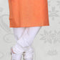 Stunning Orange Color Poly Cotton Plain Kurta Suits In Arizona