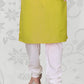 Attractive Light Green Color Poly Cotton Plain Kurta Pajama In USA