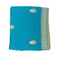 Fantastic Bright Teal Green Color Heavy Chinon Embroidered Work With Gold Stone Fancy Saree - PREMIUM QUALITY