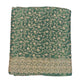 Attractive Green Color Soft Net Embroidered Work With Gold Stone Fancy Saree - PREMIUM QUALITY
