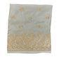 Fabulous Light Pearl Gray Color Soft Chiffon With Embroidered Work Fancy Saree - PREMIUM QUALITY