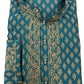 Attractive Teal Green Color Raw Silk Designer Men's Kurta With Pajama Pant Near Me