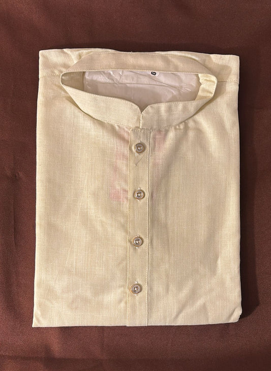 Amazing Light Green Color Men's Kurta With Pajama Pant