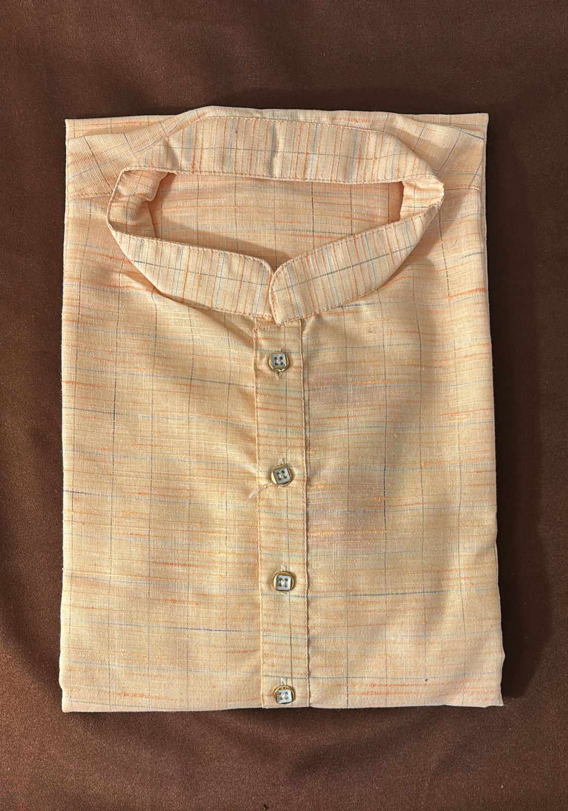 Appealing Blue Color Cotton Men's Kurta With Pajama Pant