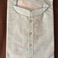 Wonderful Light Blue Color Cotton Kurta With Pajama Pant