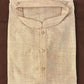 Stunning Beige Color Cotton Kurta With Pajama For Men
