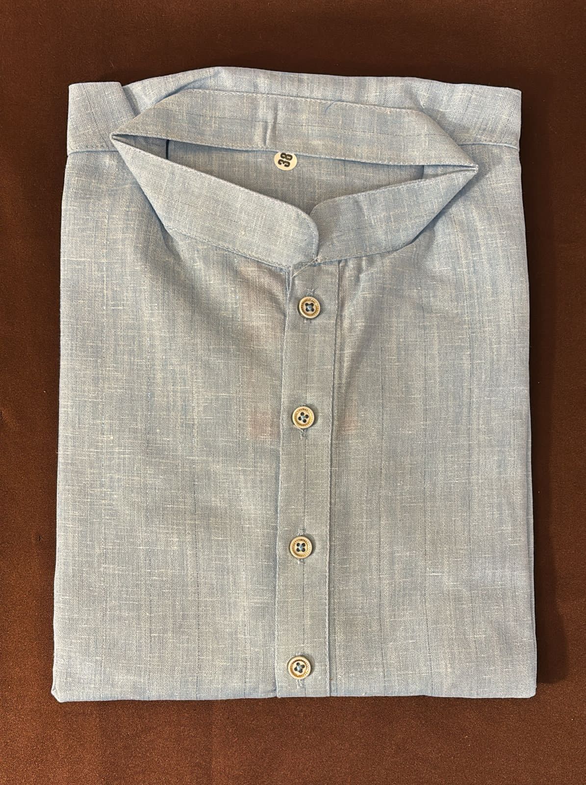 Appealing Blue Color Cotton Kurta With Pajama Pant