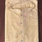 Elegant Light Yellow Color Men's Kurta With Pajama Pant