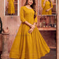 Mustard Yellow Color Anarkali Gown In USA