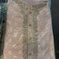 Baby Pink Color Jacquard With Zardozi Work Kurta Suits Near Me
