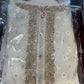 Charming White Color Jacquard  With Zardozi Work Kurta Pajama Near Me
