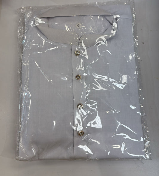 Stunning White Color Cotton Designer Men's Kurta With Pajama Pant