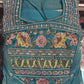 Amazing Teal Green Color Silk With Embroidery Work Sharara Suits With Dupatta For Women