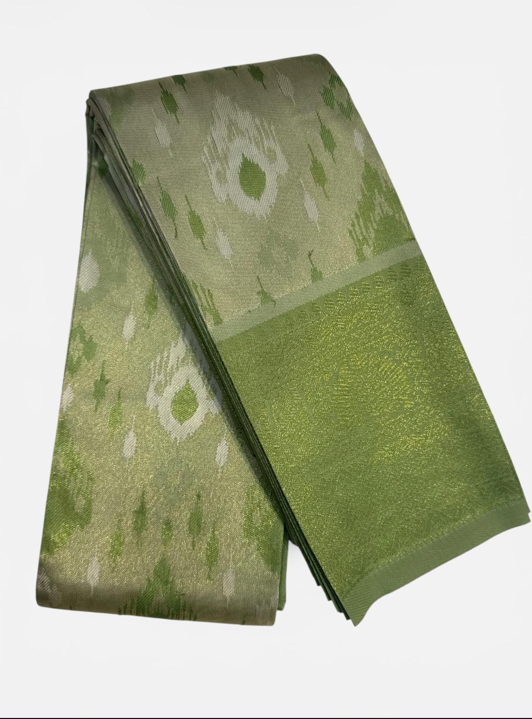 Marvellous Green Color Art Silk Saree With Zari Work For Women