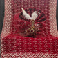 Charming Red Color Fancy Dupatta For Men