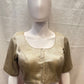 Elbow Sleeves Round Neck Readymade Blouse In Chandler