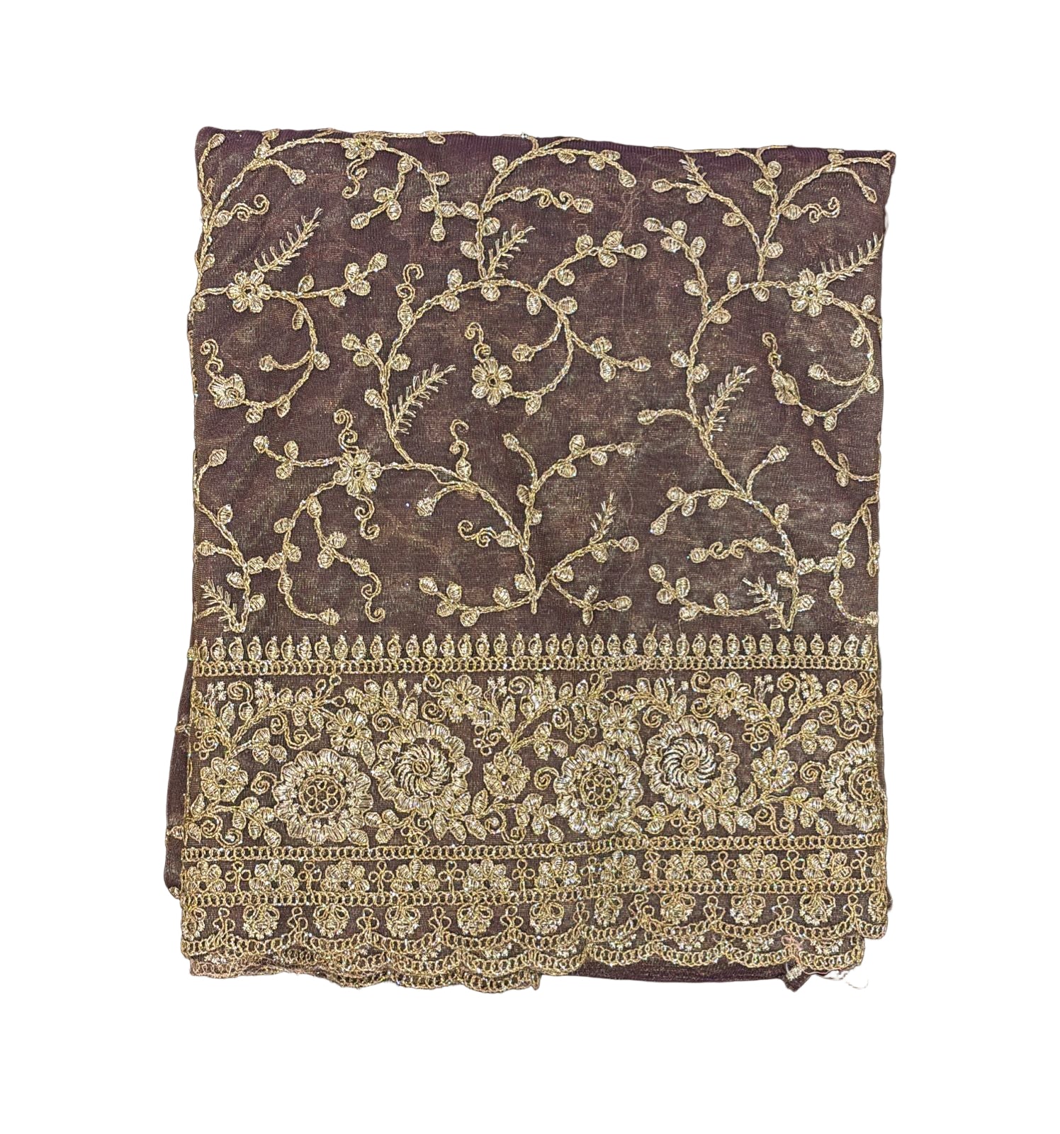 Light Wine Color With Soft Net Embroidered Work Fancy Saree Near Me