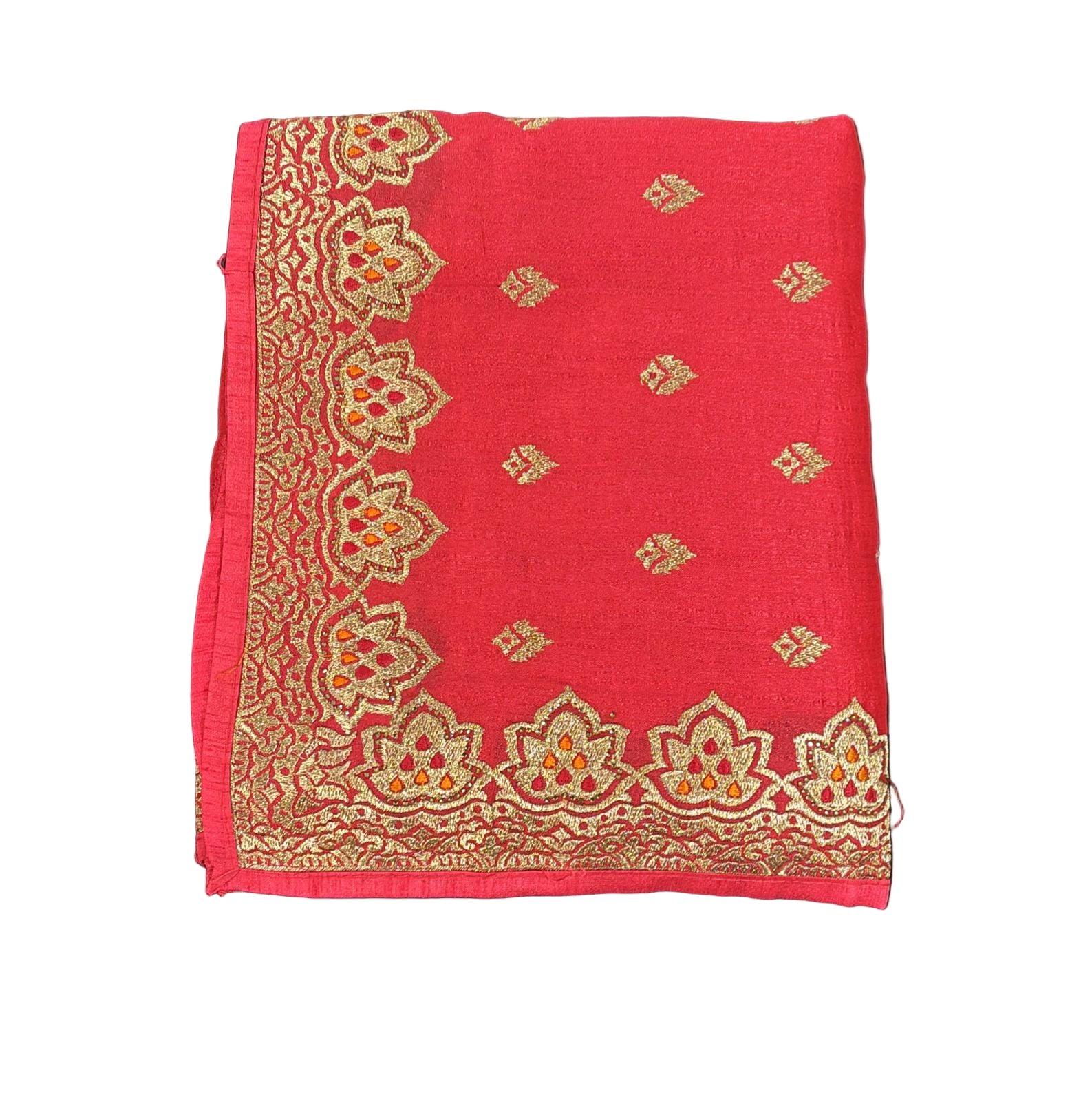 Alluring Pink Color Heavy Chinon Embroidered Work Fancy Saree - PREMIUM QUALITY