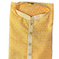 Attractive Yellow Color Embroidery Work Kurta Suits For Men