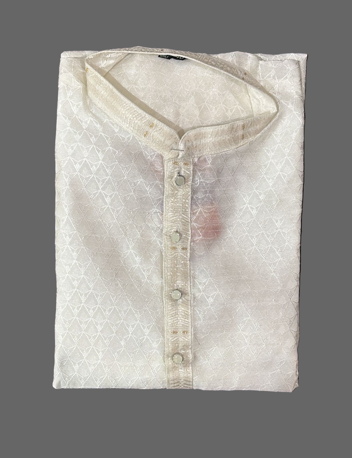 Graceful White Color Embroidery Work Kurta Suits For Men