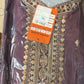 Stunning Purple Color Silk Cotton With Embroidery Work Kurta With Pajama For Men