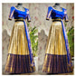 Designer Banarasi Silk Half saree Lehenga Choli With Dupatta Near me