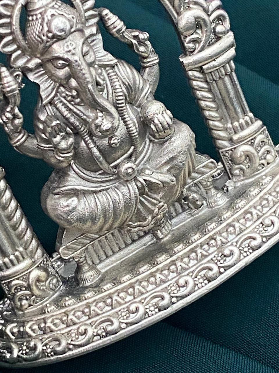 Lord Ganesh Brass Idol - High Quality Gold Finish Brass